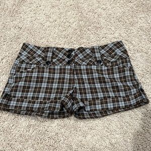 Plaid shorts